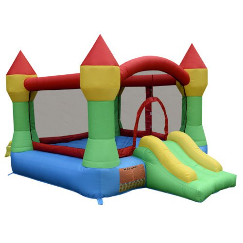 Inflatable Mighty Bounce House Castle Jumper Moonwalk Bouncer Without Blower