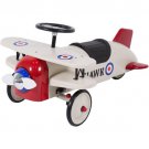 Best Choice Products Ride On Bi-Plane Metal Pedal Car Kids Outdoor Toy