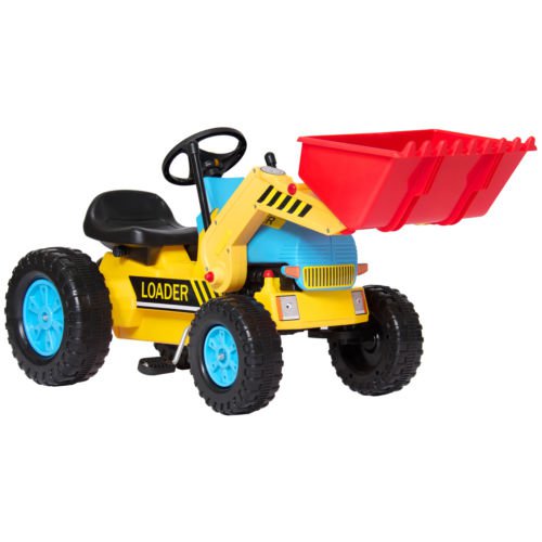 Best Choice Products Kids Pedal Ride On Excavator Front Loader Truck