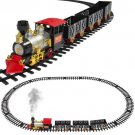Classic Train Set Kids W/ Real Smoke, Music, Lights Battery Operated Railway Car