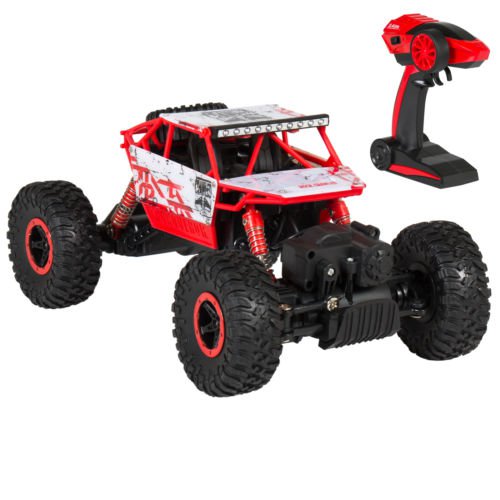 Toy 2.4Ghz Remote Control Rock Crawler 4WD RC Monster Truck W/ UL Charger