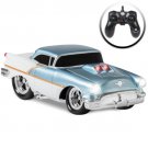 Toy 2.4Ghz Remote Control RC Muscle car W/ USB Charger, Lights And Sounds- Blue