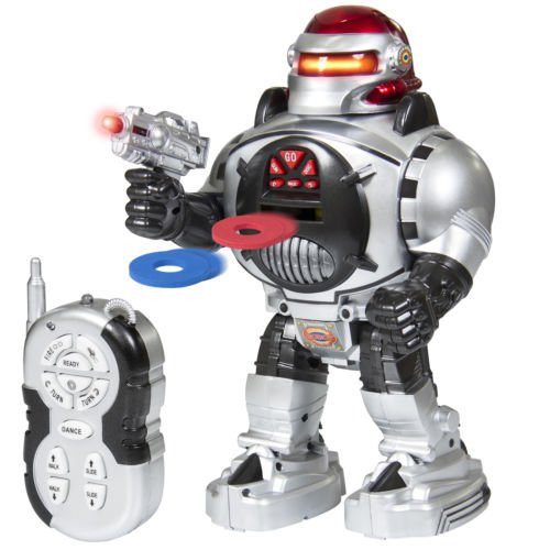 Remote Walking Control RC Robot Talking Dancing Shooting Fire Action Light Sound