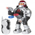 Remote Walking Control RC Robot Talking Dancing Shooting Fire Action Light Sound