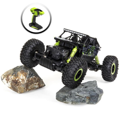 2.4 GHz 1/18 Rock Crawler Off-Road Racing Remote Control Car (Green/Black)