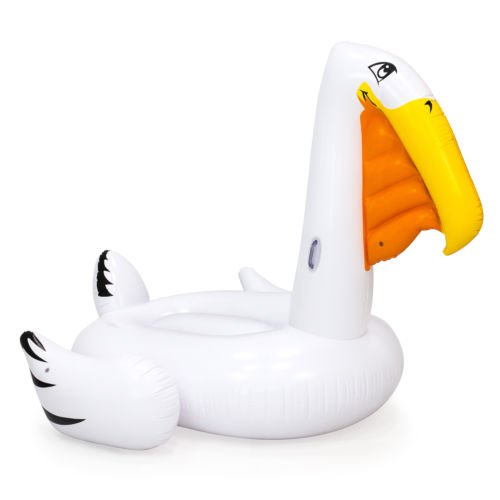 Best Choice Products Inflatable Giant Pelican Bird Party Pool Float Raft