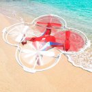 Goplus Fx-4v 2.4G 5CH RC Quadcopter Drone w/ Voice Control 3D Flips RTF Red