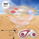 Goplus Fx-4v 2.4G 5CH RC Quadcopter Drone w/ Voice Control 3D Flips RTF White