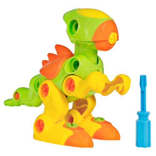 Kids Building Set Take-A-Part Toy Dinosaur STEM W/ Tools, Lights, Sounds