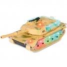 Kids Toy Military Army Tank, Flashing Lights and Sound, Bump and Go Action