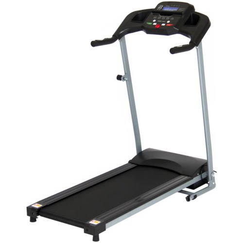 800W Portable Folding Electric Motorized Treadmill Machine W/ Rolling Wheels