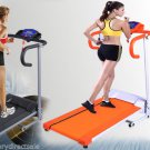 New 500W Folding Electric Treadmill Portable Motorized Running Machine Orange