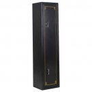 2 Key 6 Gun Rifle Storage Cabinet Case Safe Rack Pistol Wall Shotgun Security