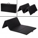 4'x8'x2""Thick Folding Panel Gymnastics Mat Gym Fitness Exercise Mat Black GM08