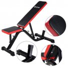 Costway Adjustable Sit Up AB Incline Abs Bench Flat Fly Weight Press Gym Red