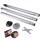 Dance Pole Full Kit Portable Stripper Exercise Fitness Club Party Dancing Silver