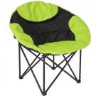 Best Choice Products Folding Lightweight Moon Camping Chair Outdoor Sport Green