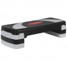 30'' Fitness Aerobic Step Adjust 4"" - 6"" - 8"" Exercise Stepper With Risers