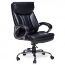 High Back Bonded Leather Executive Office Chair with Upgraded Arms 0951