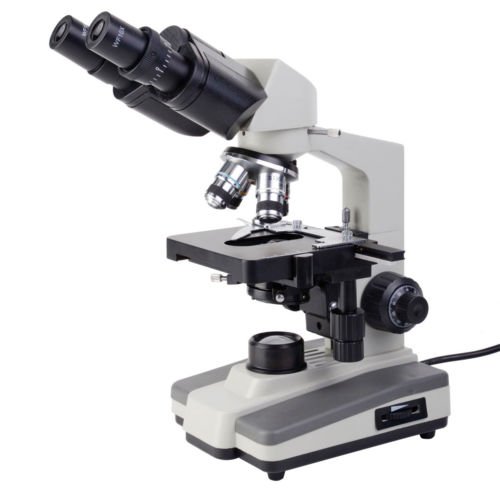 Goplus 40X-2500X LED Lab Binocular Compound Microscope w/ 3-D Mech Stage