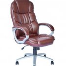High Back Leather Executive Office Desk Task Computer Chair w/Metal Base O10R