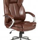 High Back PU Leather Executive Office Desk Task Computer Chair w/Metal Base O18R