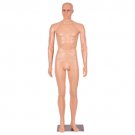 6 FT Male Mannequin Make-up Manikin Metal Stand Plastic Full Body Realistic New