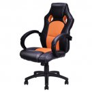 High Back Race Car Style Bucket Seat Office Desk Chair Gaming Chair Orange New