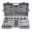 Goplus 21pcs SAE 3/4"" Drive Socket Set w/ Case Jumbo Ratchet Wrench Extension
