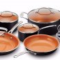 GOTHAM STEEL 10-Piece Kitchen Nonstick Frying Pan And Cookware Set - BRAND NEW