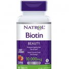 New Natrol Biotin Fast Dissolve Tablets, Strawberry flavor, 10,000mcg, 60 Count