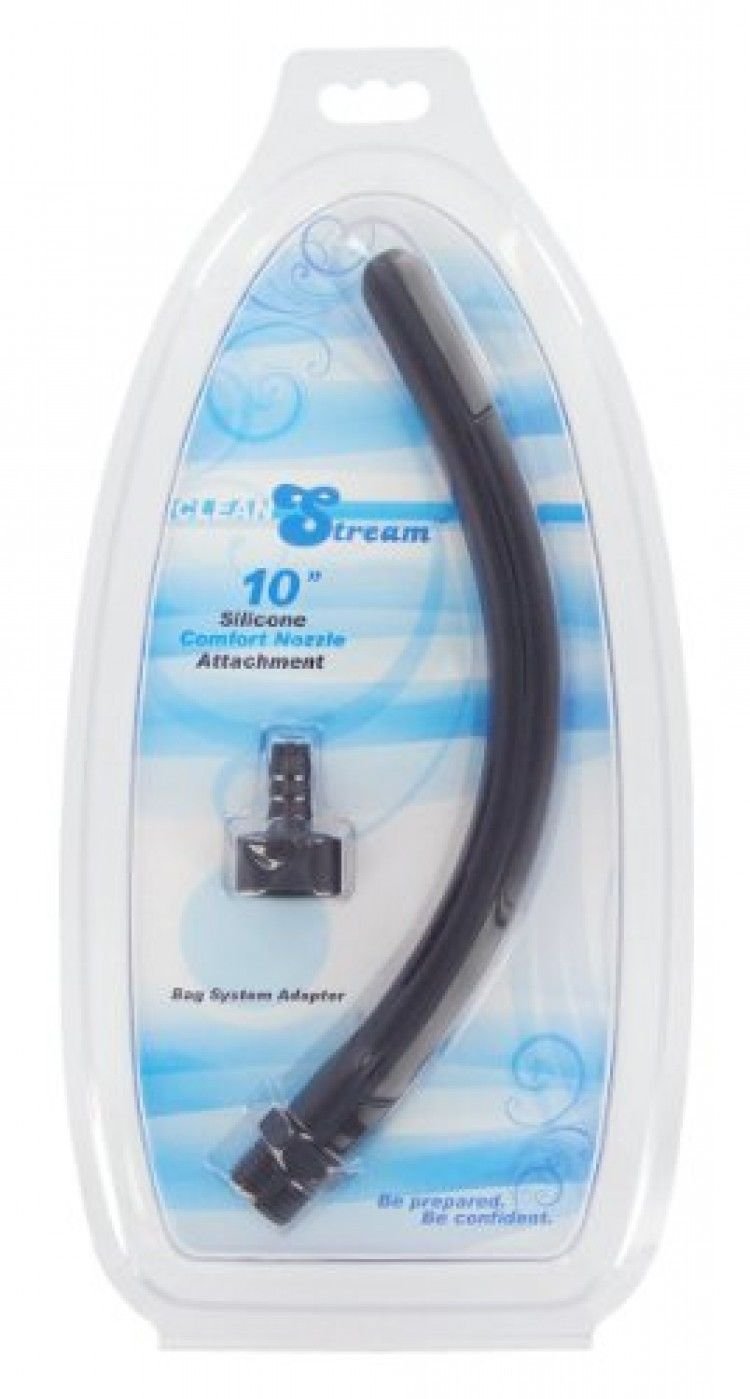 New Cleanstream Silicone Comfort Nozzle Enema Attachment