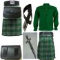 Scottish hand made Tartanista Irish Plaid/Tartan 5 Yard 10 oz KILT with deal
