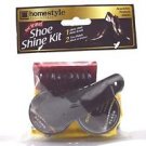 Shoe Shine Kit for Black Brown Leather Shoes Essential 5 Pc Set - Free Shipping!