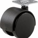 Wheel Casters 4 Pieces Set Replacement for Cabinet, Drawers, Desk or Project DIY