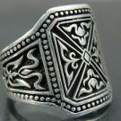 Assassin's Creed Knights Templar Men's Handcrafted Turkish .925 Fine Silver Ring