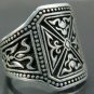 Assassin's Creed Knights Templar Men's Handcrafted Turkish .925 Fine Silver Ring