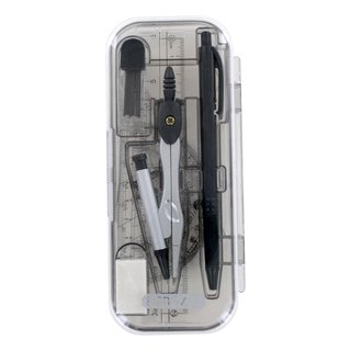 9 Piece Math Tool Sets, Rulers, Protractor, Mechanical Pencil Compass, Bazic&Acirc;&reg;