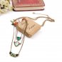 Multi Layer Indian Hot Sale Fashion Jewelry Summer Tide All Mix Emerald Necklace