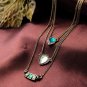 Multi Layer Indian Hot Sale Fashion Jewelry Summer Tide All Mix Emerald Necklace