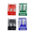 BAZIC® STURDY COLORED SHARPENERS  w/ TRASH STORAGE COVER 4-IN-1-PACK  BRAND NEW!