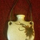 Vintage Hangable Floral Coin Collection Savings Bank Flower Vase Jar from Israel