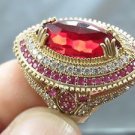 .925 Sterling Silver Hurrem Turkish Authentic Hand Made Women's Ring, Sizes: 6-7