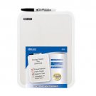 Dry Erase Board with Dry Erase Marker, Bazic® Brand, Portable Compact 2 PC Set!