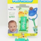 Paci Holder Green Flower Design Babies Pacifier Holder