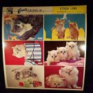 VINTAGE SALESMAN SAMPLE SHEET POSTCARDS...KITTENS 18
