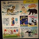 VINTAGE SALESMAN SAMPLE SHEET POSTCARDS...COMICS 60
