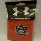 UNDER ARMOUR AUBURN University Tigers Wristband Sweatbands 3" orange