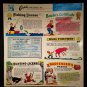 VINTAGE SALESMAN SAMPLE SHEET POSTCARDS LICENSE FOR EVERYTHING