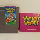 WARIOS WOODS with manual NES NINTENDO ENTERTAINMENT SYSTEM